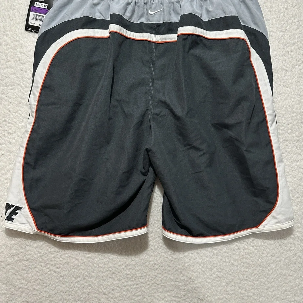 Nike‎ Men's Swim Trunks Shorts Orange Black Size 2XL NWT
